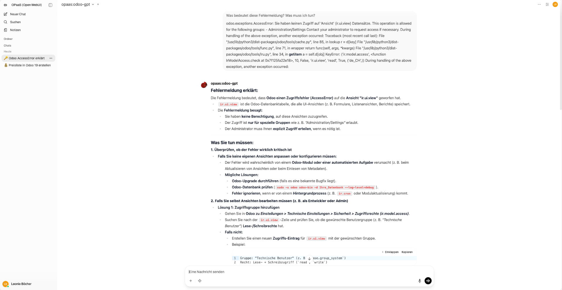 Detailed, Trained Responses