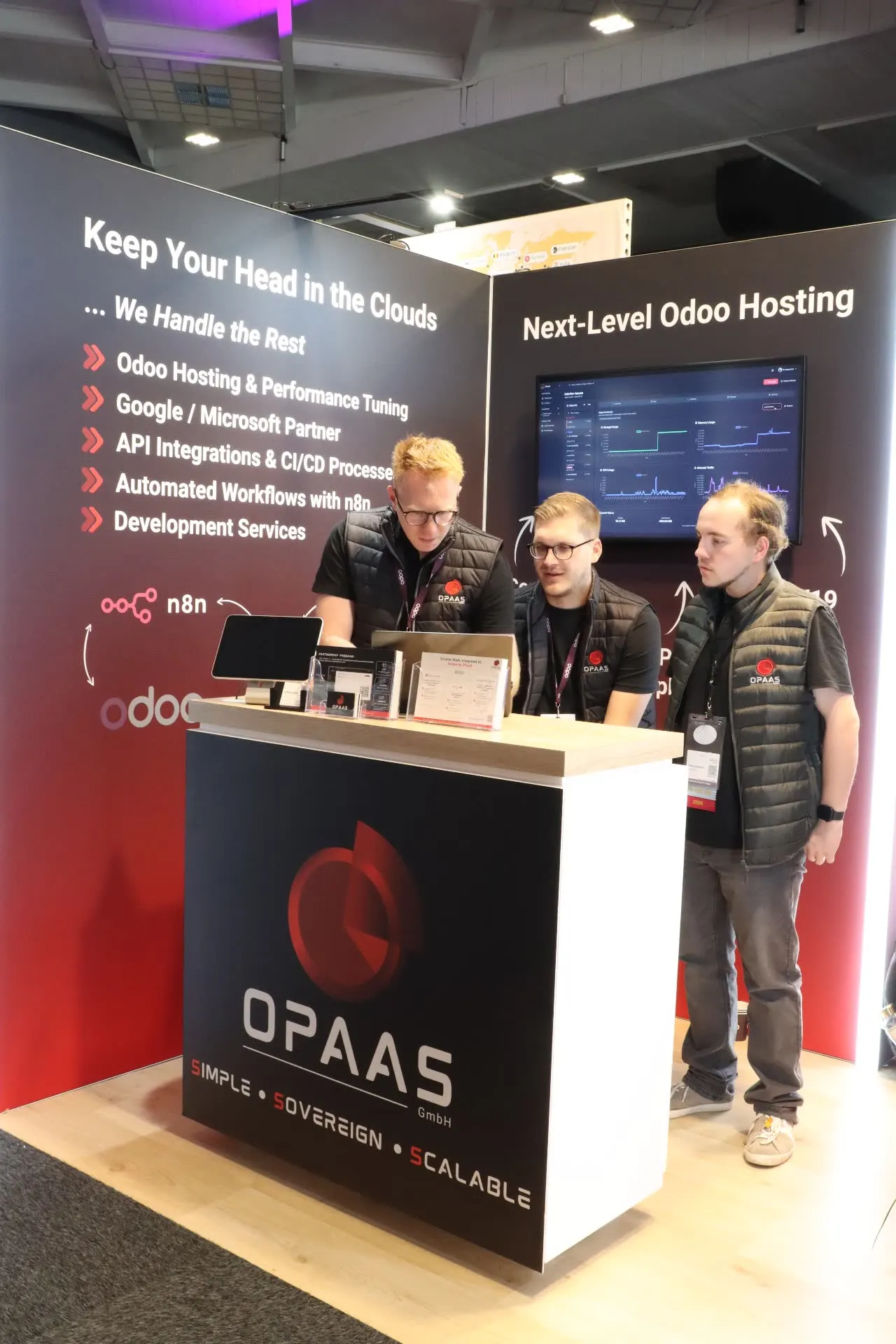 OPaaS Messestand