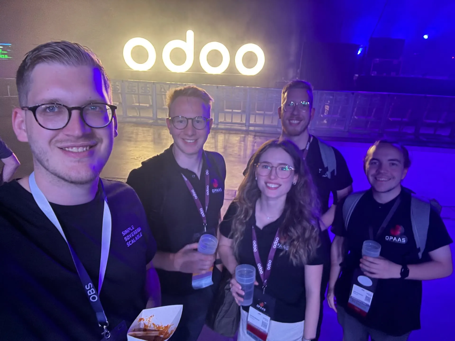 OPaaS Team auf der Odoo Experience